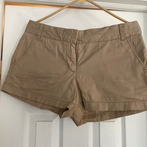 J. Crew broken in chino shorts
